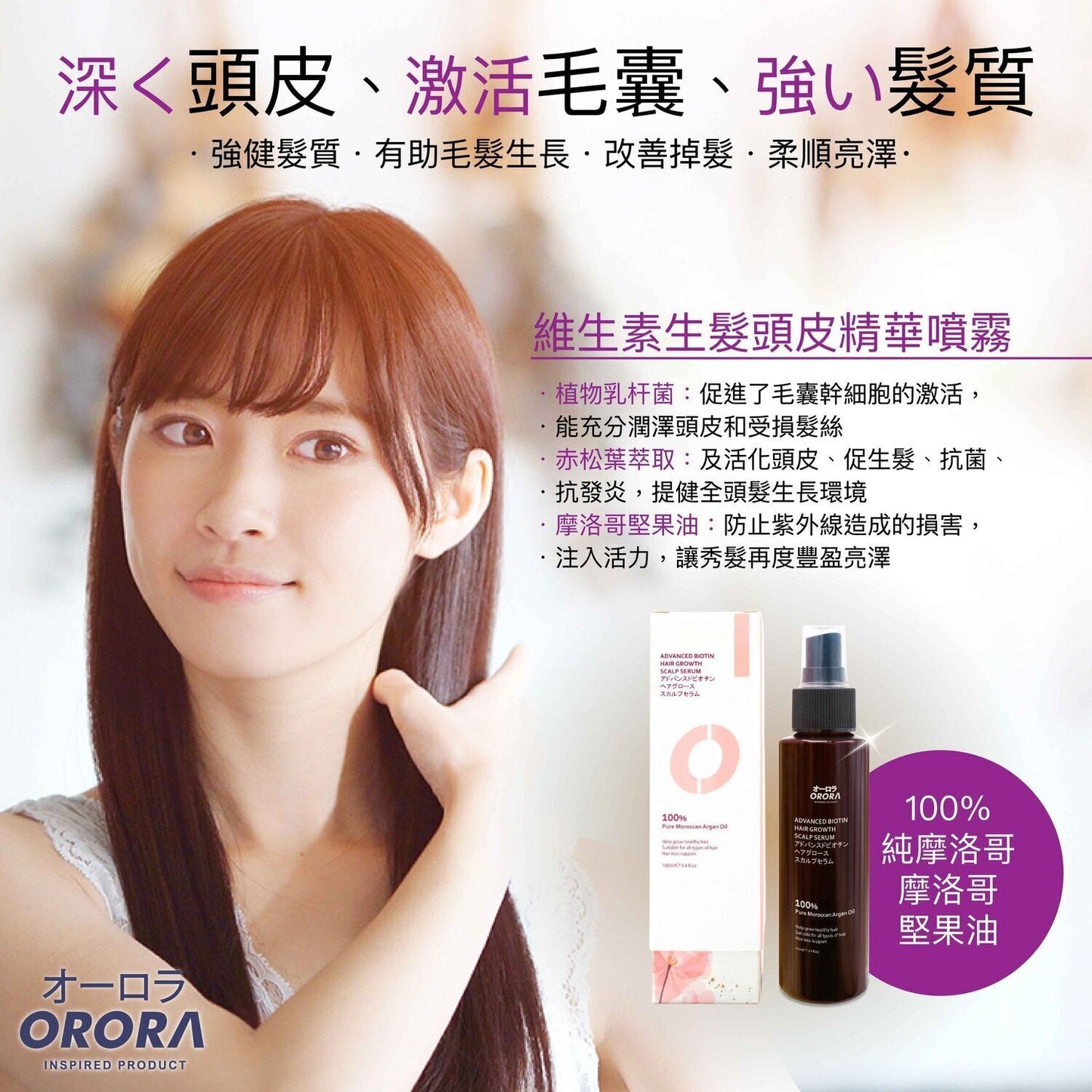ORORA Advance Biotin Hair Growth Scalp Serum Fixed