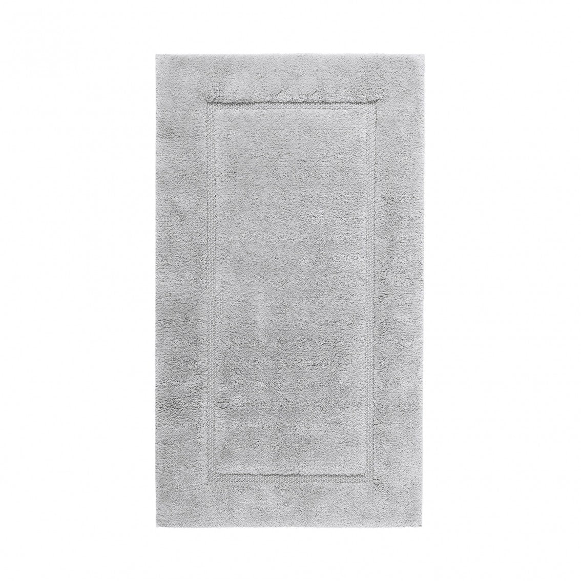 Bath Rug 20 x 31 Silver 100% Cotton