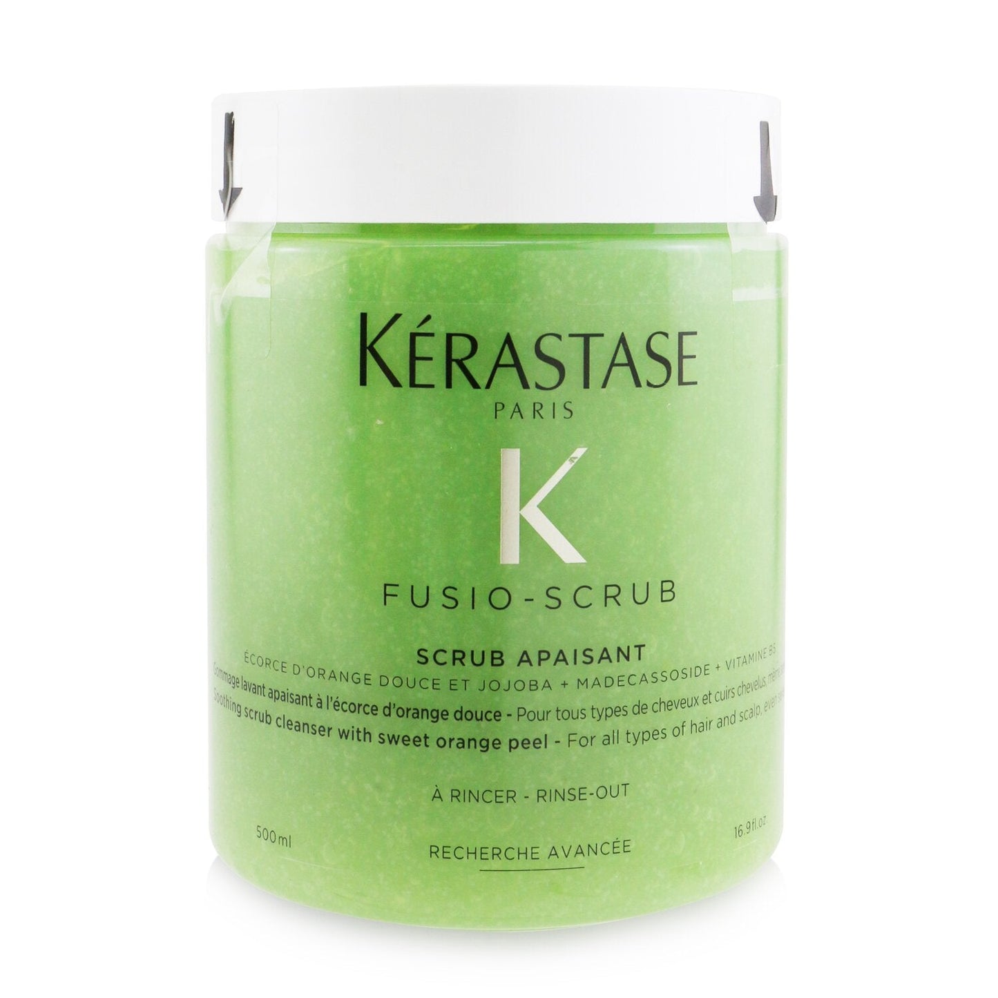 Kerastase Fusio-Scrub Scrub Apaisant Soothing Scrub Cleanser with Sweet Orange Peel (For All Types of Hair and Scalp, Even Sensitive) 250ml/8.5oz