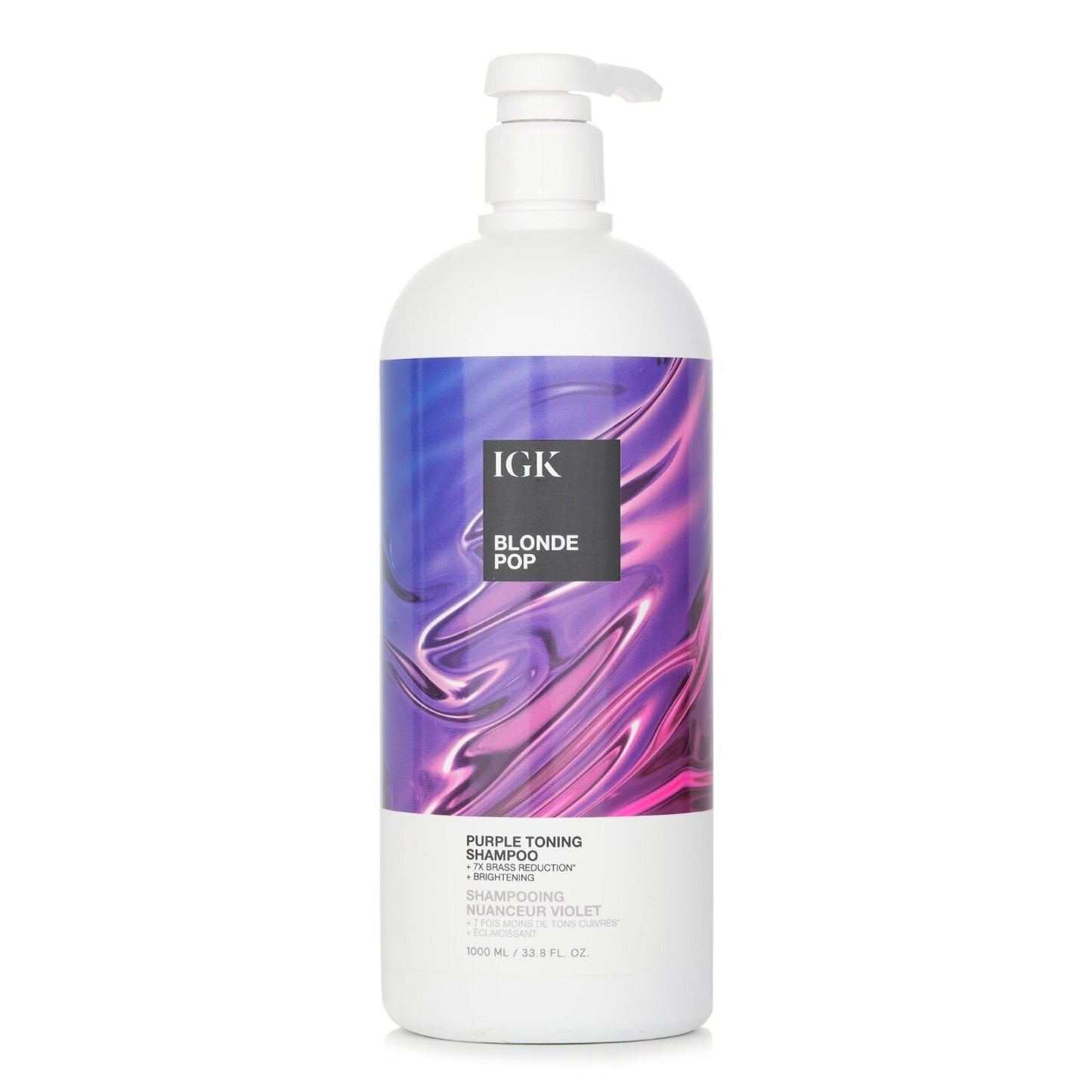 IGK Blonde Pop Purple Toning Shampoo 236ml/8oz