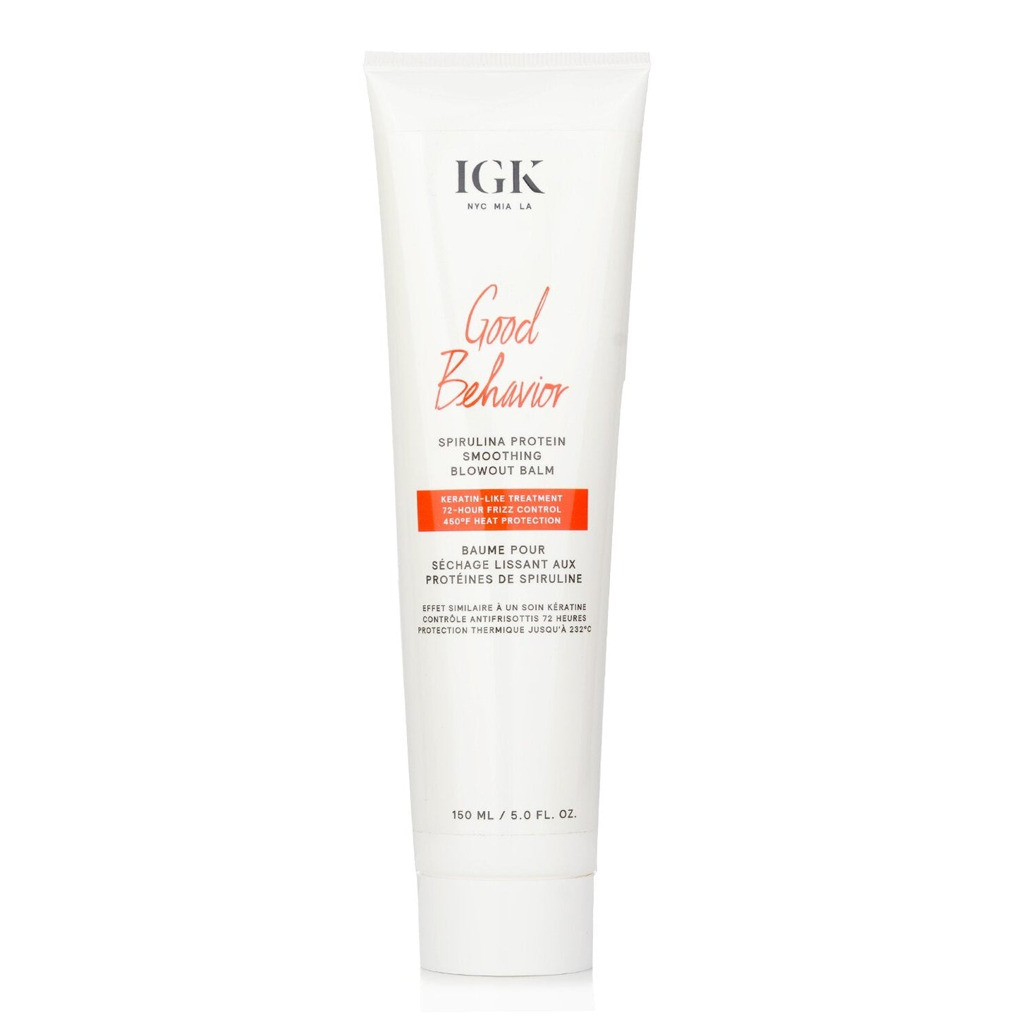 IGK Good Behavior Spirulina Protein Smoothing Blowout Balm 150ml/5oz