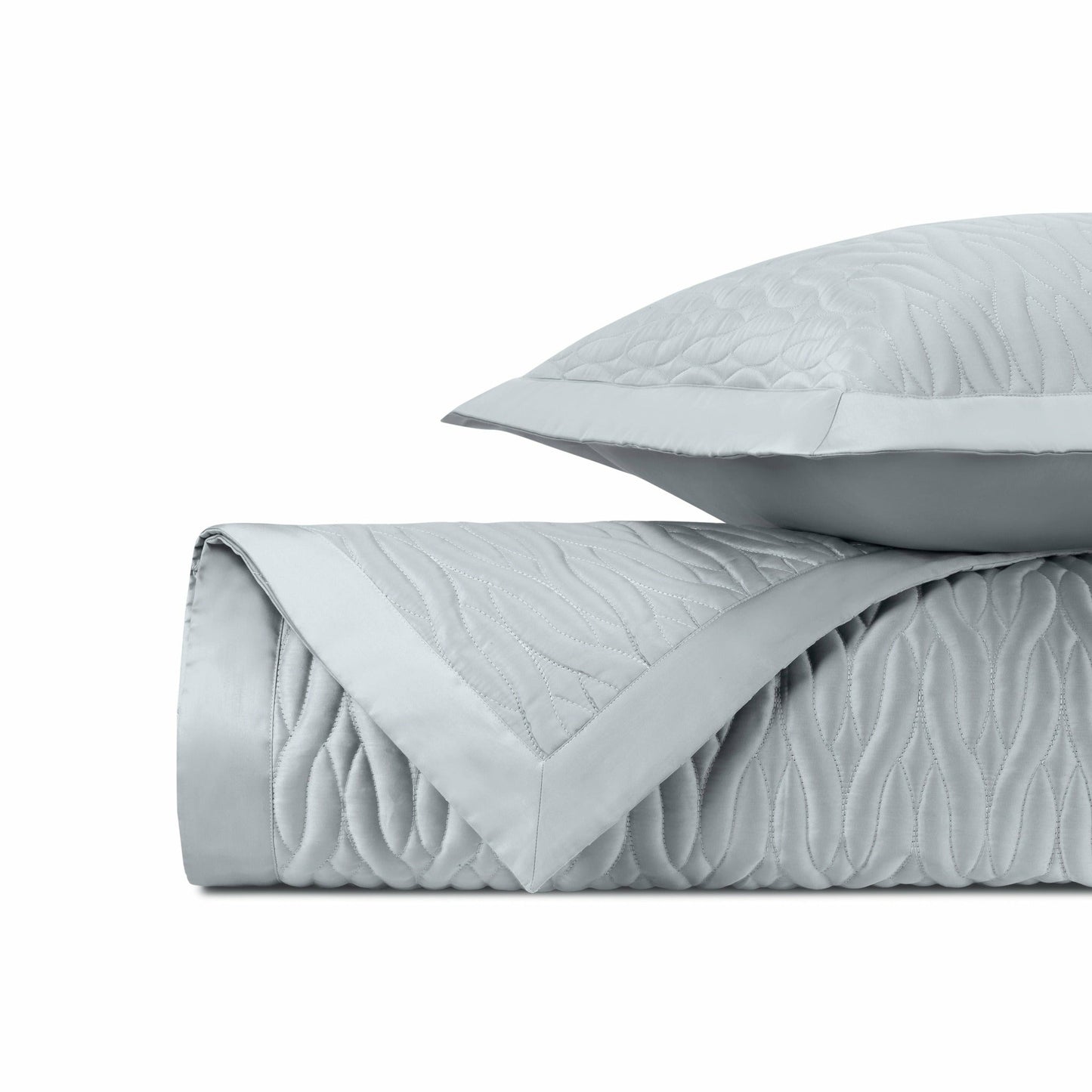 Home Treasures Napa Quilted Bedding Blue/Gray Fine Linens