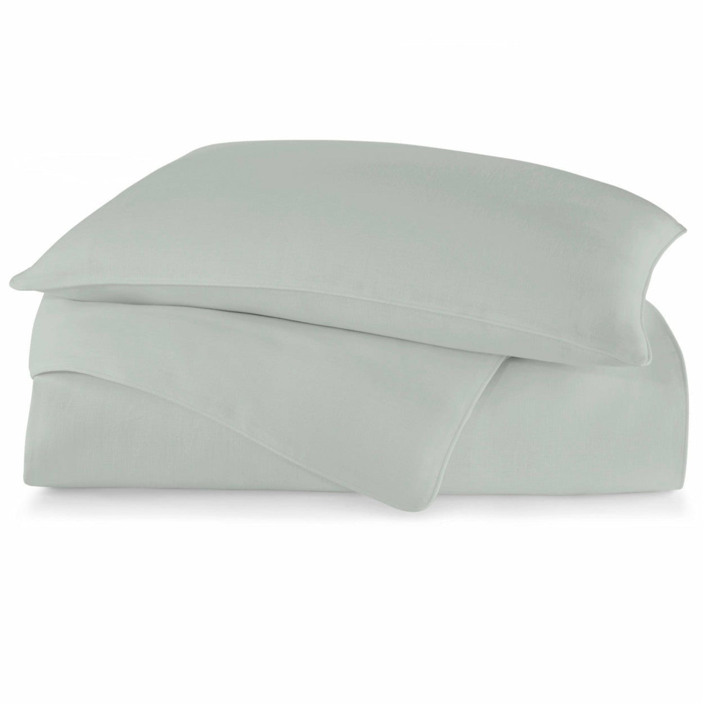 Peacock Alley Mandalay Linen Bedding Duvet Cover Blush/Mist Fine Linens