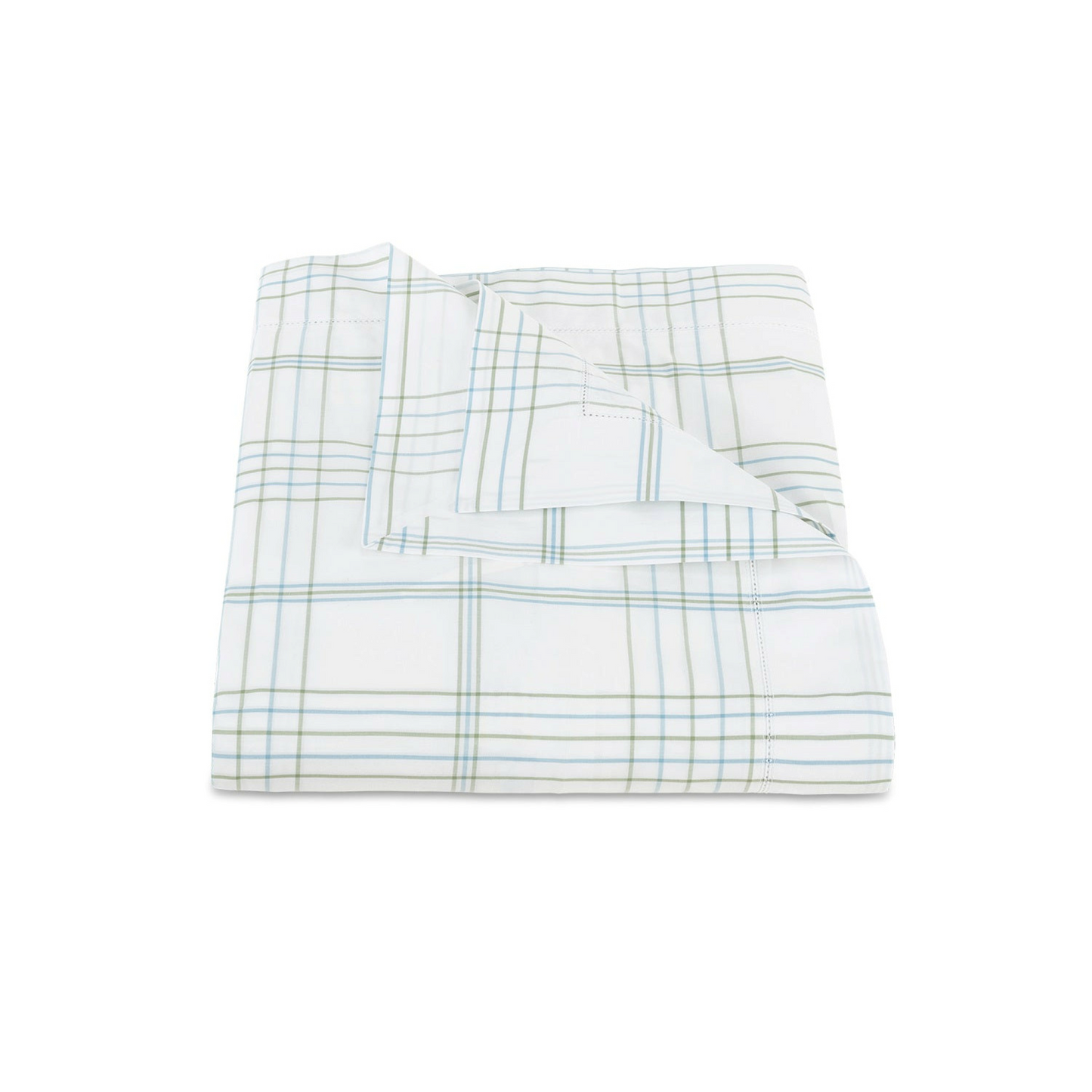 Matouk August Plaid Bedding - Sea