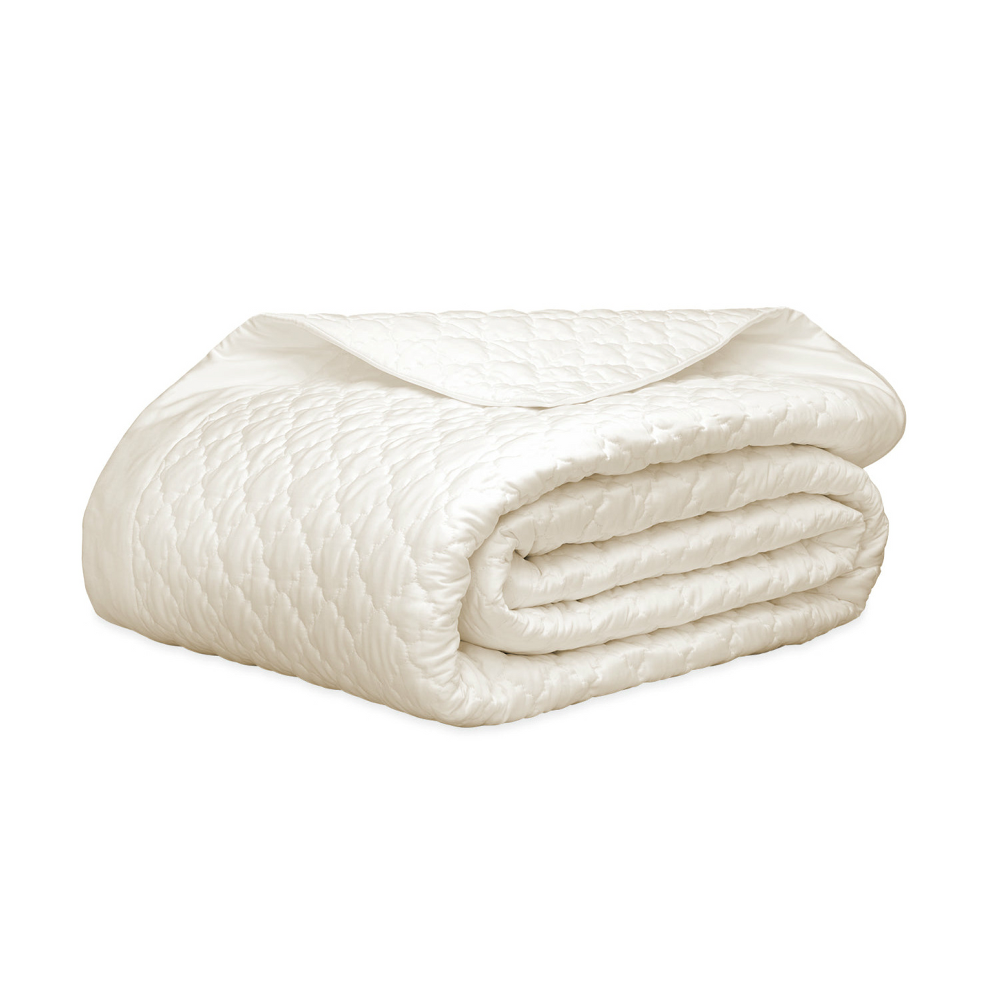 Matouk Ava Bedding Quilt Ivory