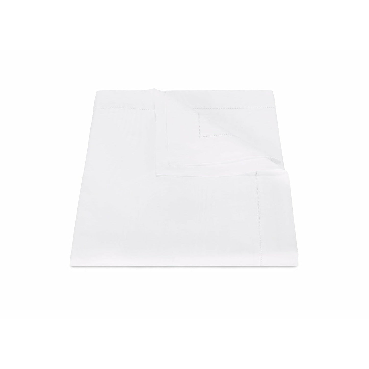 Matouk Gatsby Hemstitch Bedding Duvet Cover White Fine Linens