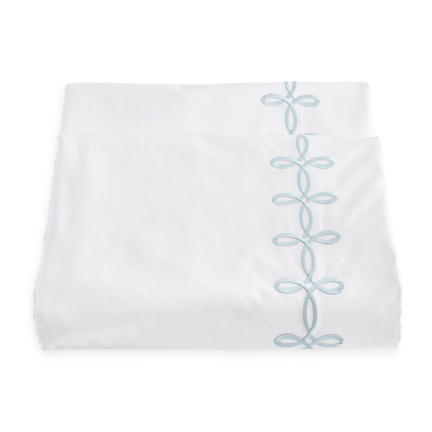 Duvet Cover of Matouk Gordian Knot Bedding Blue Color