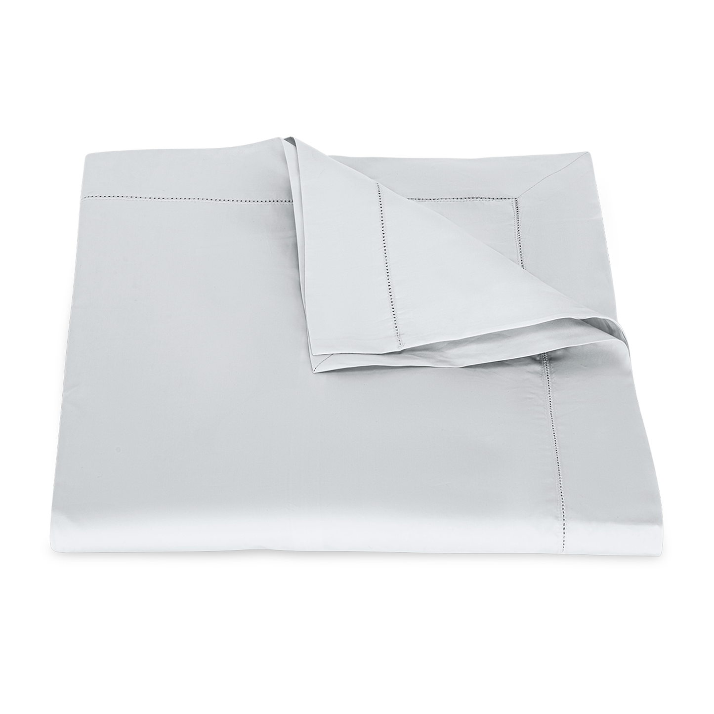 Duvet Cover of Matouk Milano Hemstitch Bedding in Color Dove