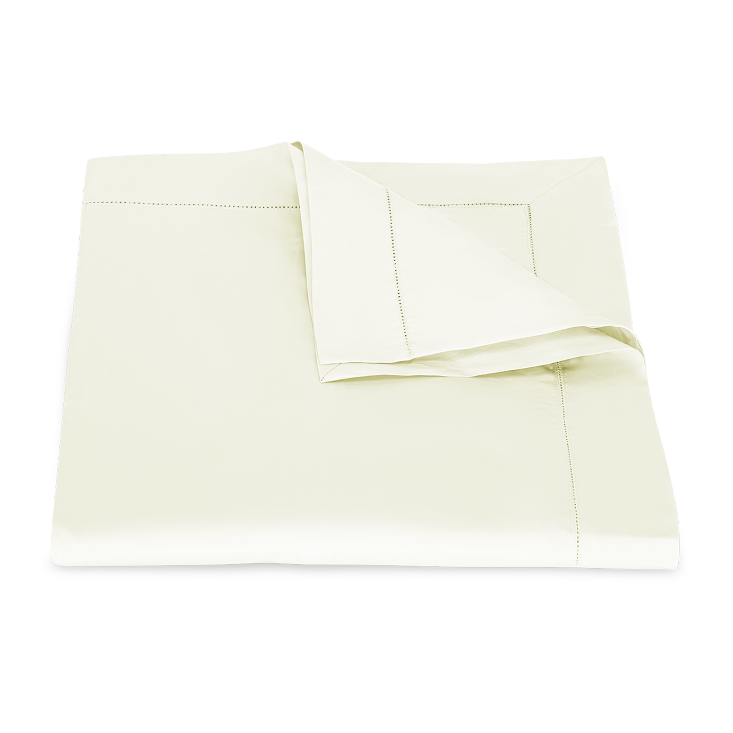 Duvet Cover of Matouk Milano Hemstitch Bedding in Color Ivory
