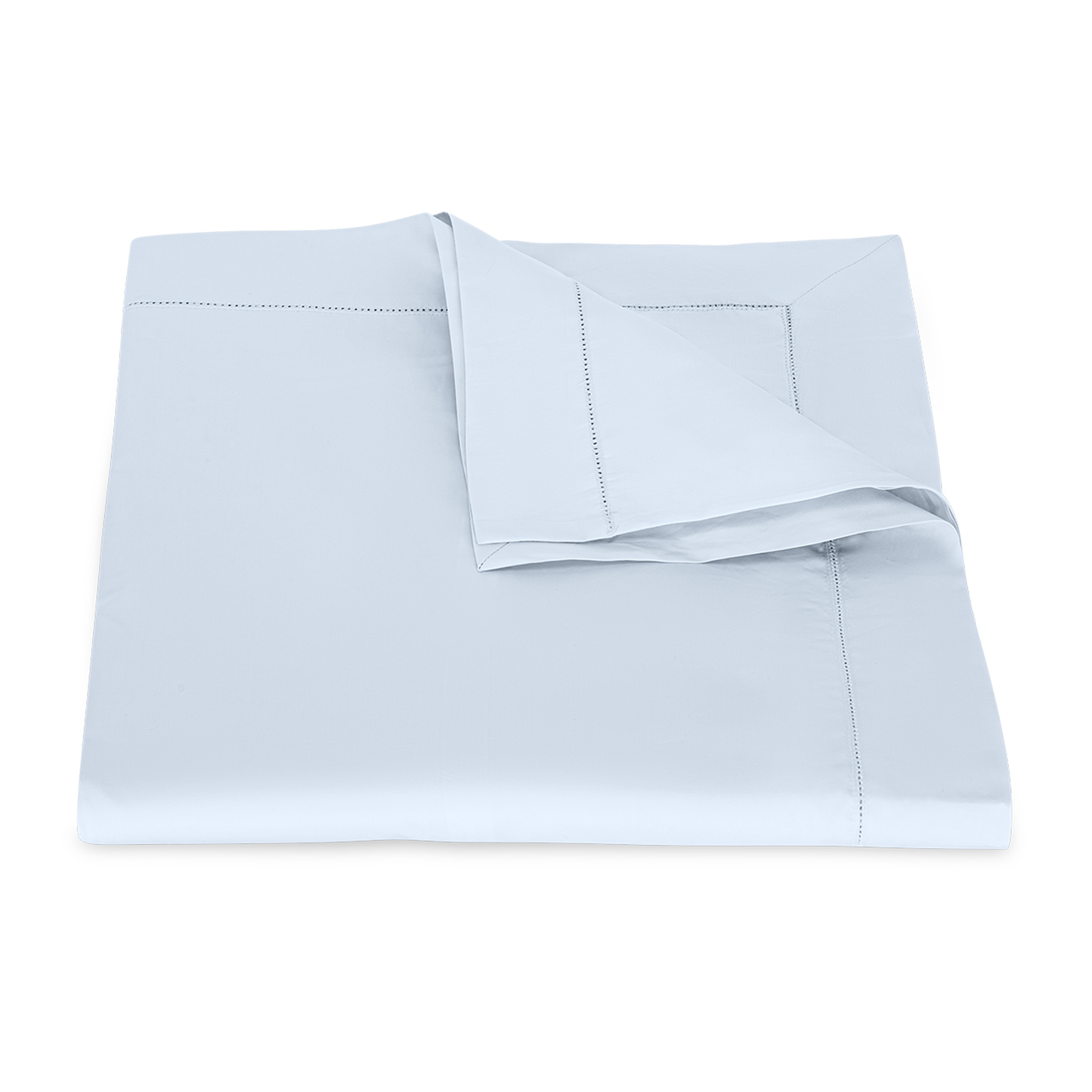 Duvet Cover of Matouk Milano Hemstitch Bedding in Color Sky