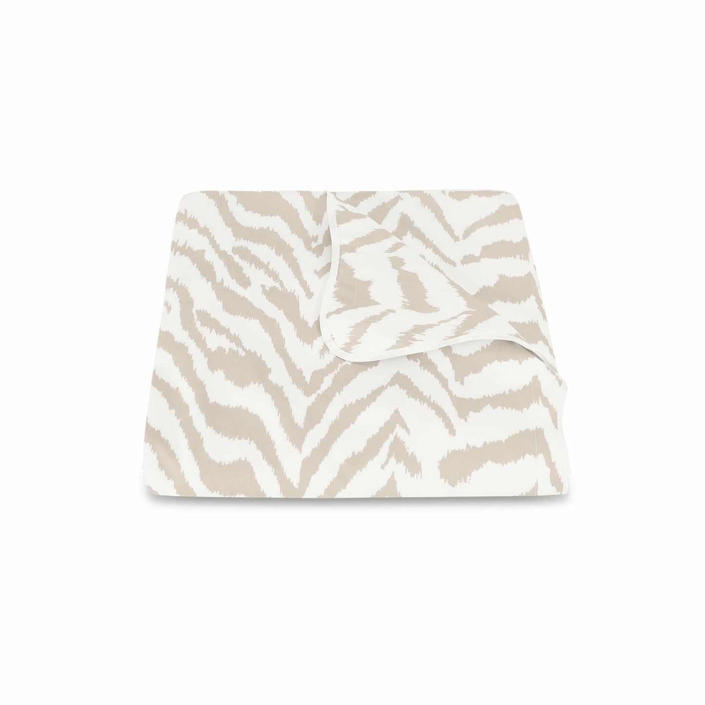 Matouk Schumacher Quincy Duvet Cover in Sand Fine Linens