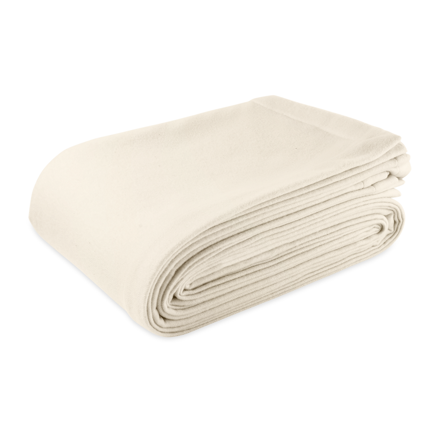 Folded Blanket of Matouk Venus Bedding in Ivory Color