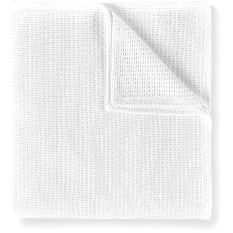 Peacock Alley Riviera Blankets White Fine Linens