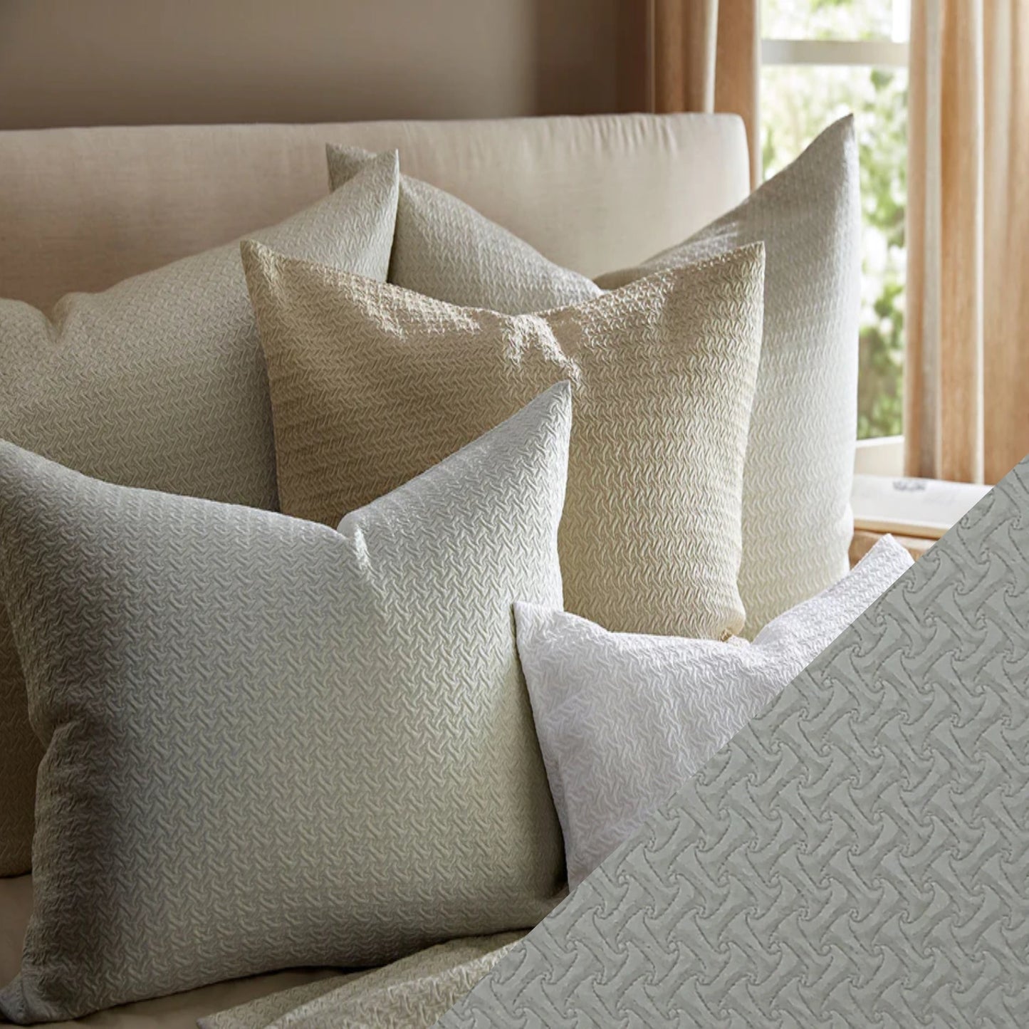 SDH Kimi Silk Bedding Bottleglass Fine Linens