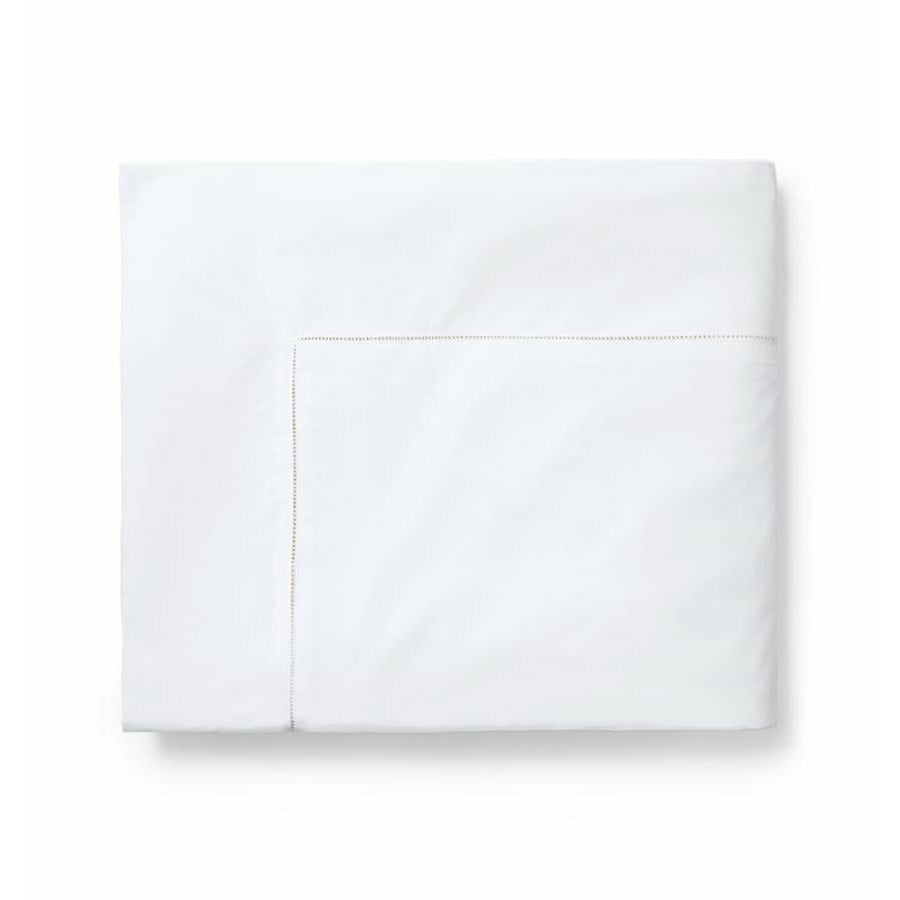 Sferra Milos Bedding Duvet Cover White Fine Linens