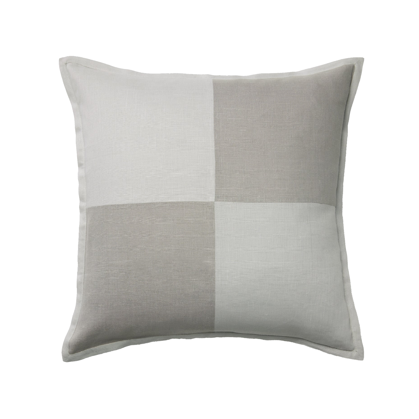 Sferra Scacchi Decorative Pillow in Platinum/Grey Color