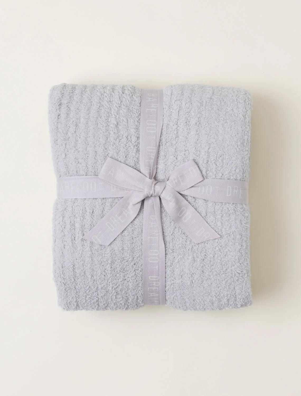 {Barefoot Dreams} CozyChic Throw Blanket :: Lite Ribbed :: Silver