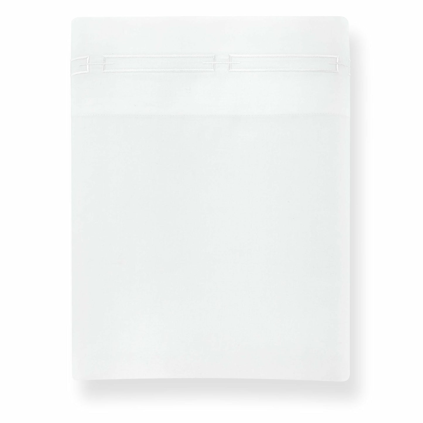 Peacock Alley Stanza Bedding Flat Sheet White Fine Linens