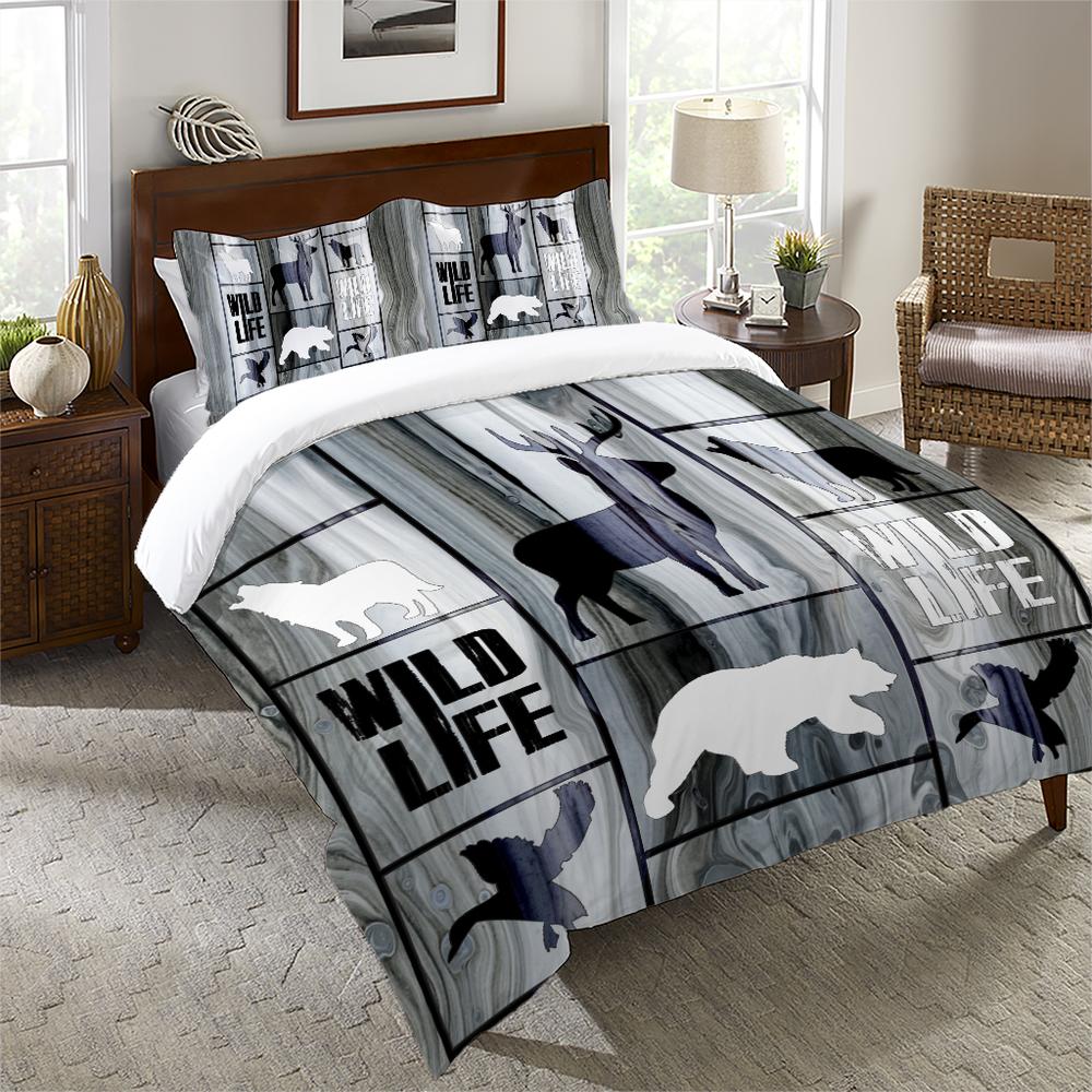 Wildlife Contrast Bedding Set