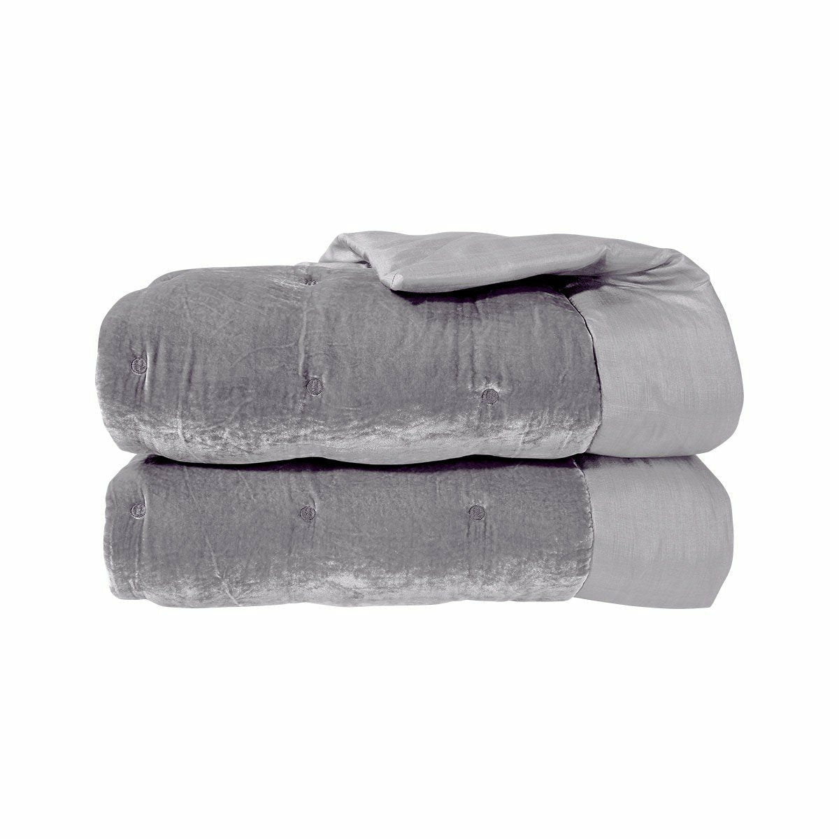 Yves Delorme Cocon Counterpane and Decorative Pillow Platine Fine Linens