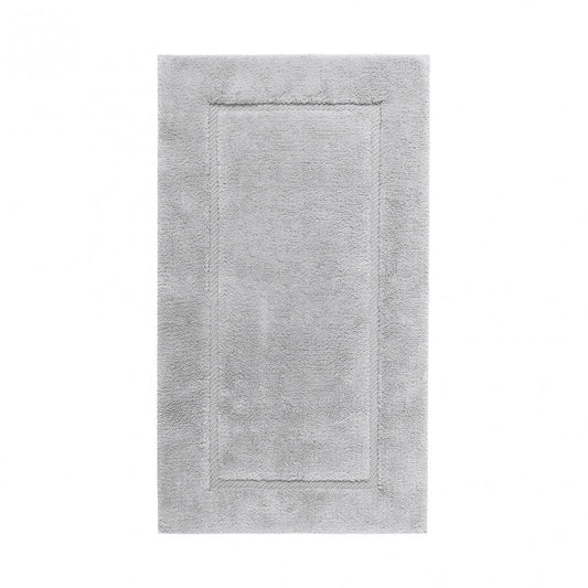 Bath Rug 20 x 31 Silver 100% Cotton