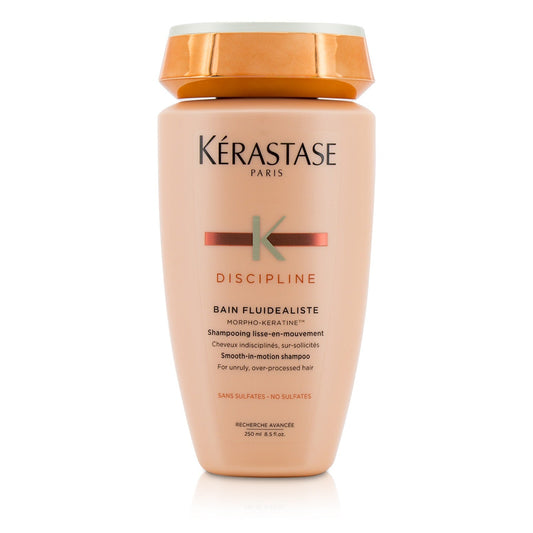Kerastase Discipline Bain Fluidealiste Smooth-In-Motion Sulfate Free Shampoo - For Unruly, Over-Processed Hair (New Packaging)