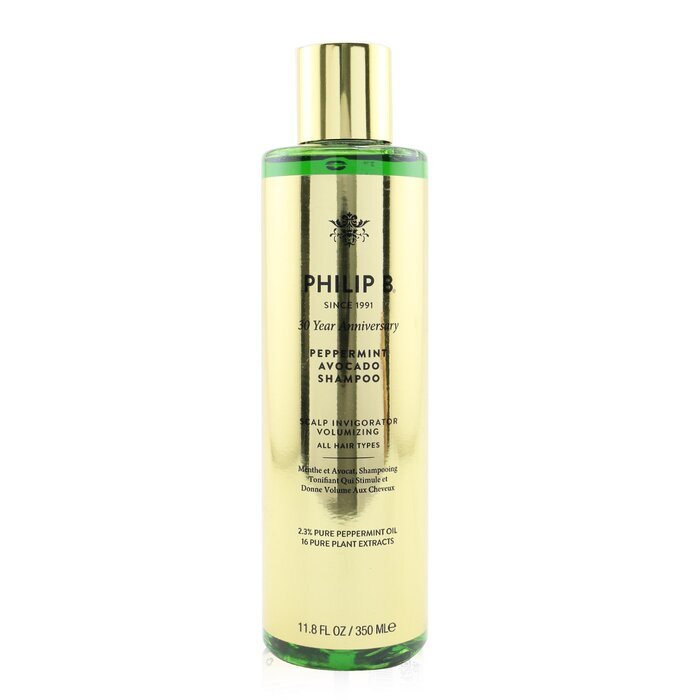 Philip B Peppermint Avocado Shampoo (Scalp Invigorator Volumizing - All Hair Types) 350ml/11.8oz