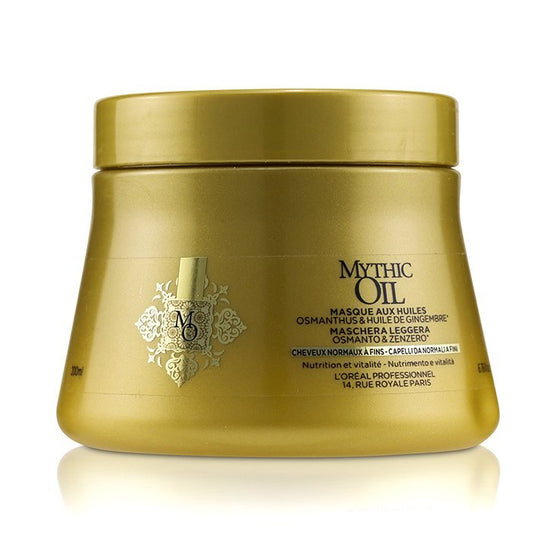 L'Oreal Professionnel Mythic Oil Oil Light Masque with Osmanthus & Ginger Oil (Normal to Fine Hair) 200ml/6.76oz