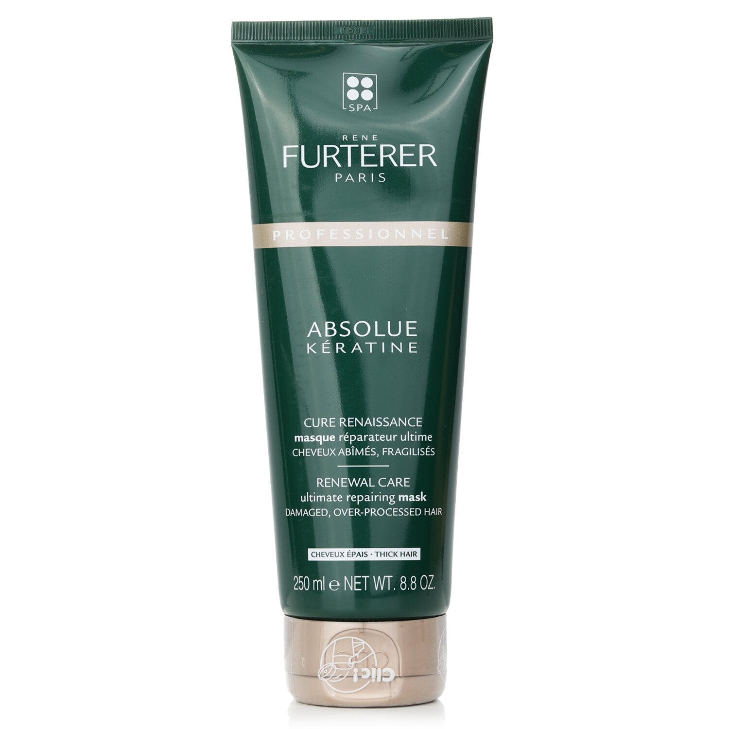 Rene Furterer Absolue Keratine Ultimate Repairing Mask (For Thick Hair)  250ml/8.8oz