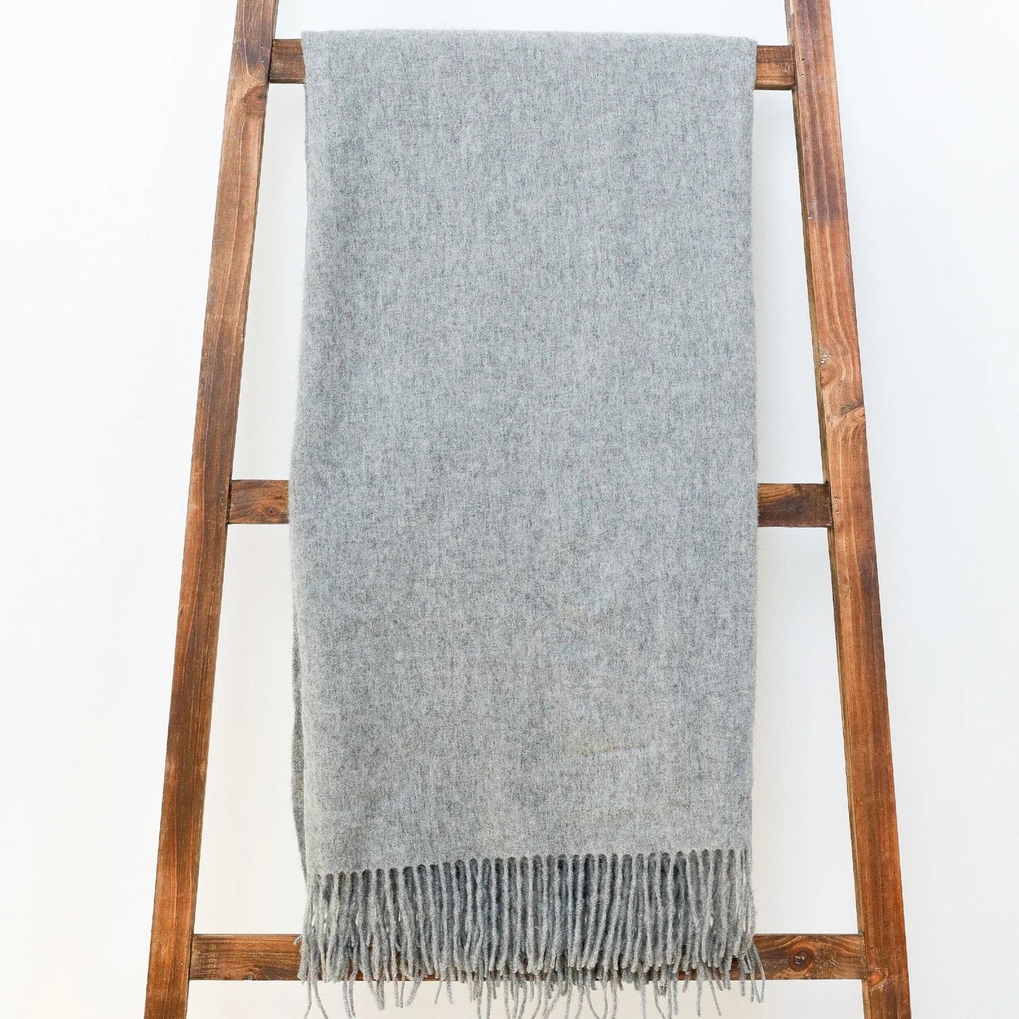 Alashan Classic Cashmere Blend Throw Ash Fine Linens