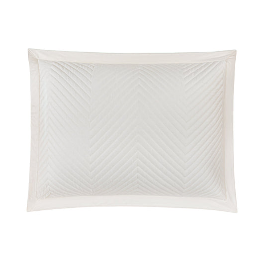 BOVI Eloise Coverlets and Shams Standard Sham Ivory Fine Linens