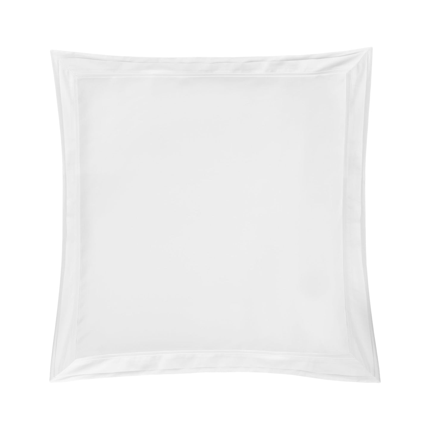 BOVI Estate Bedding Euro Sham White/White Fine Linens