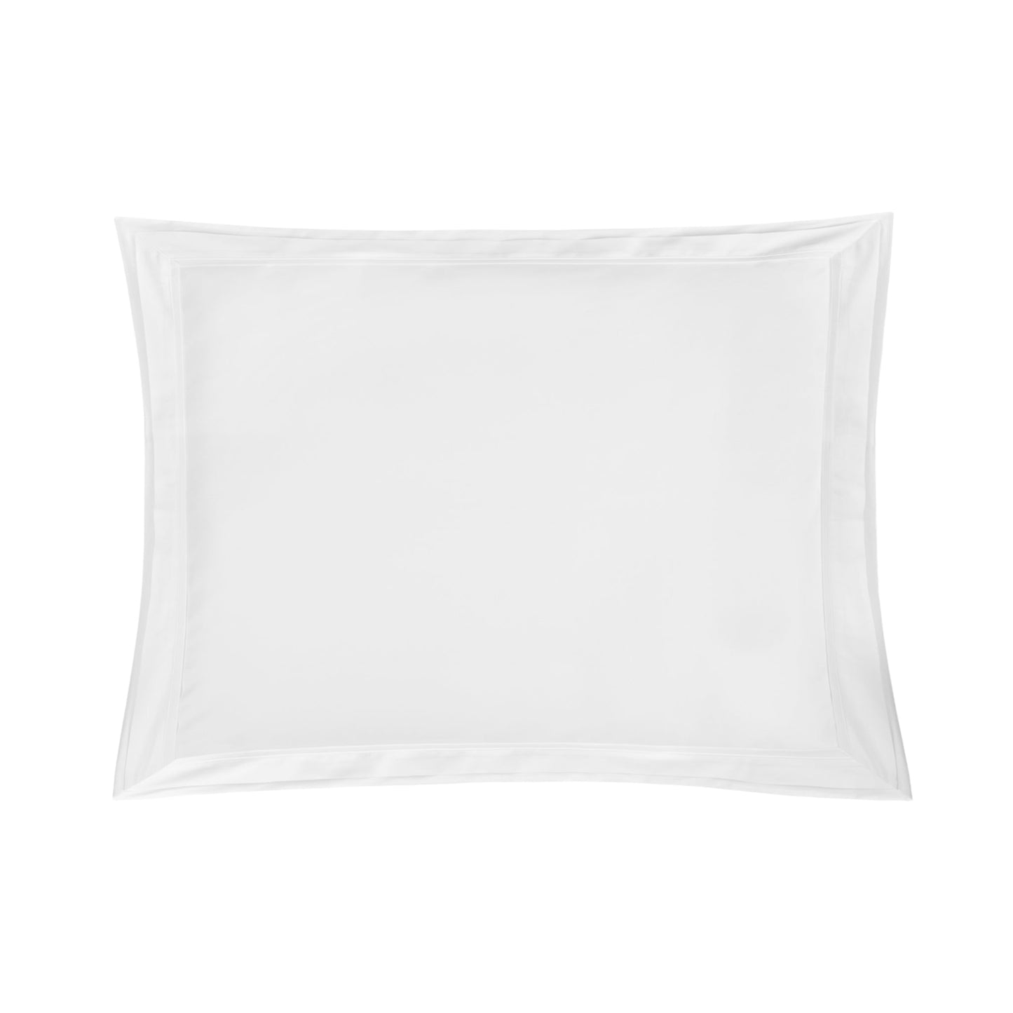 BOVI Estate Bedding Sham White/White Fine Linens