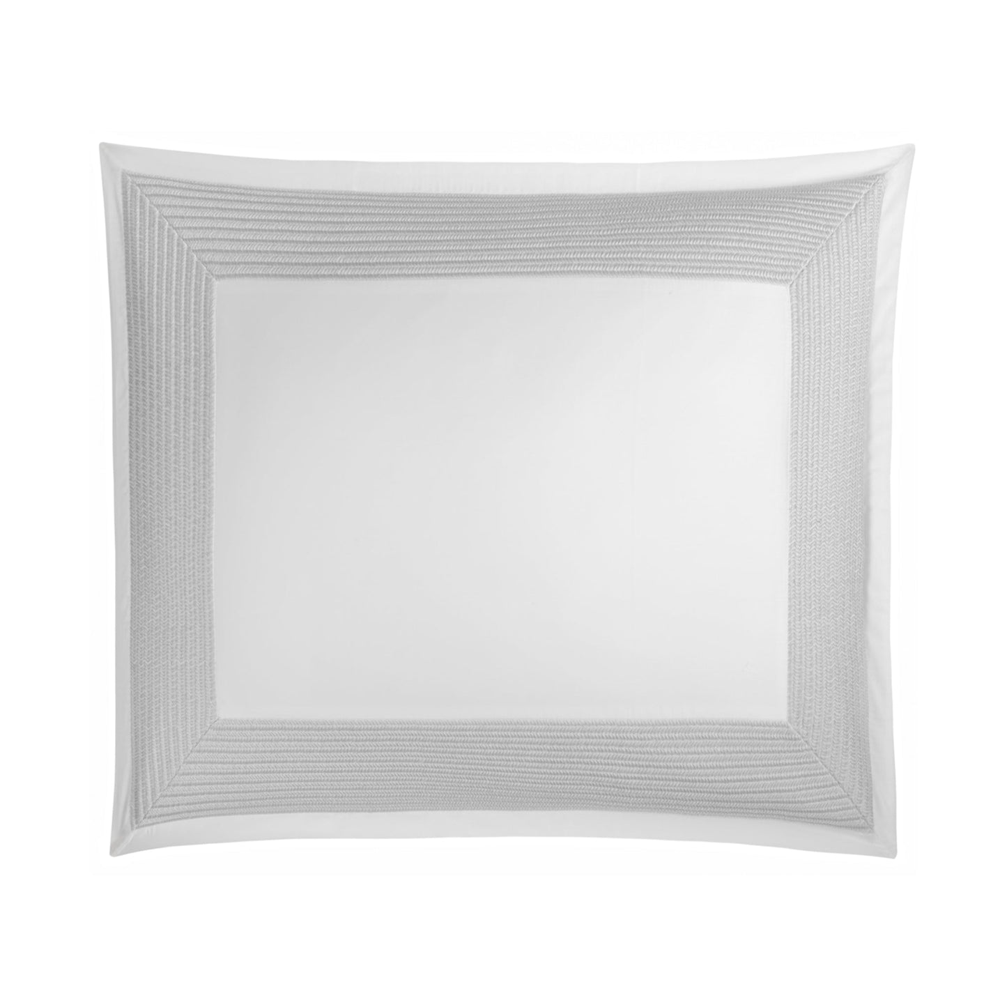 Silo of BOVI Herron Bedding Euro Sham White Silver