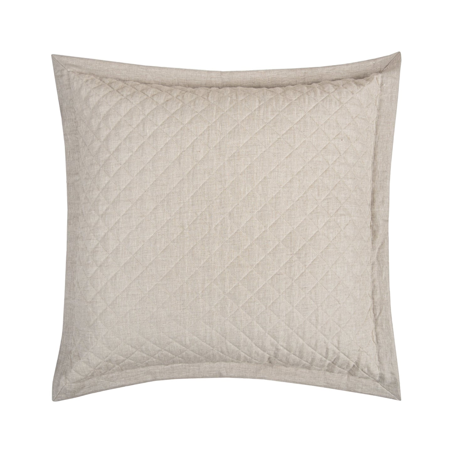 BOVI Hudson Linen Bedding Euro Sham Flax Fine Linens