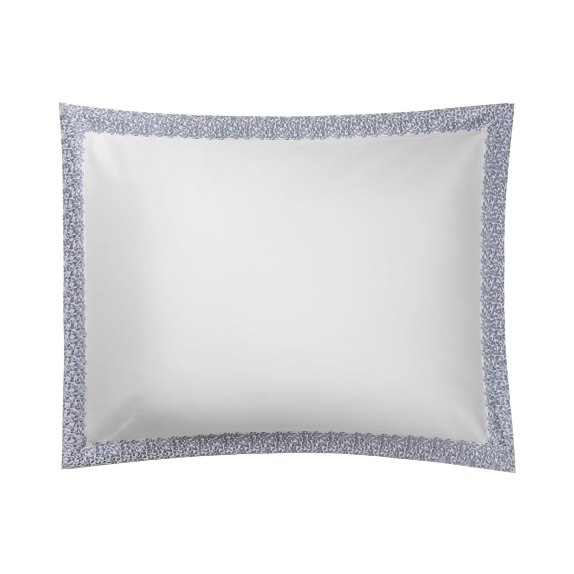 Silo of BOVI Malone Bedding Boudoir Sham White Blue Colored