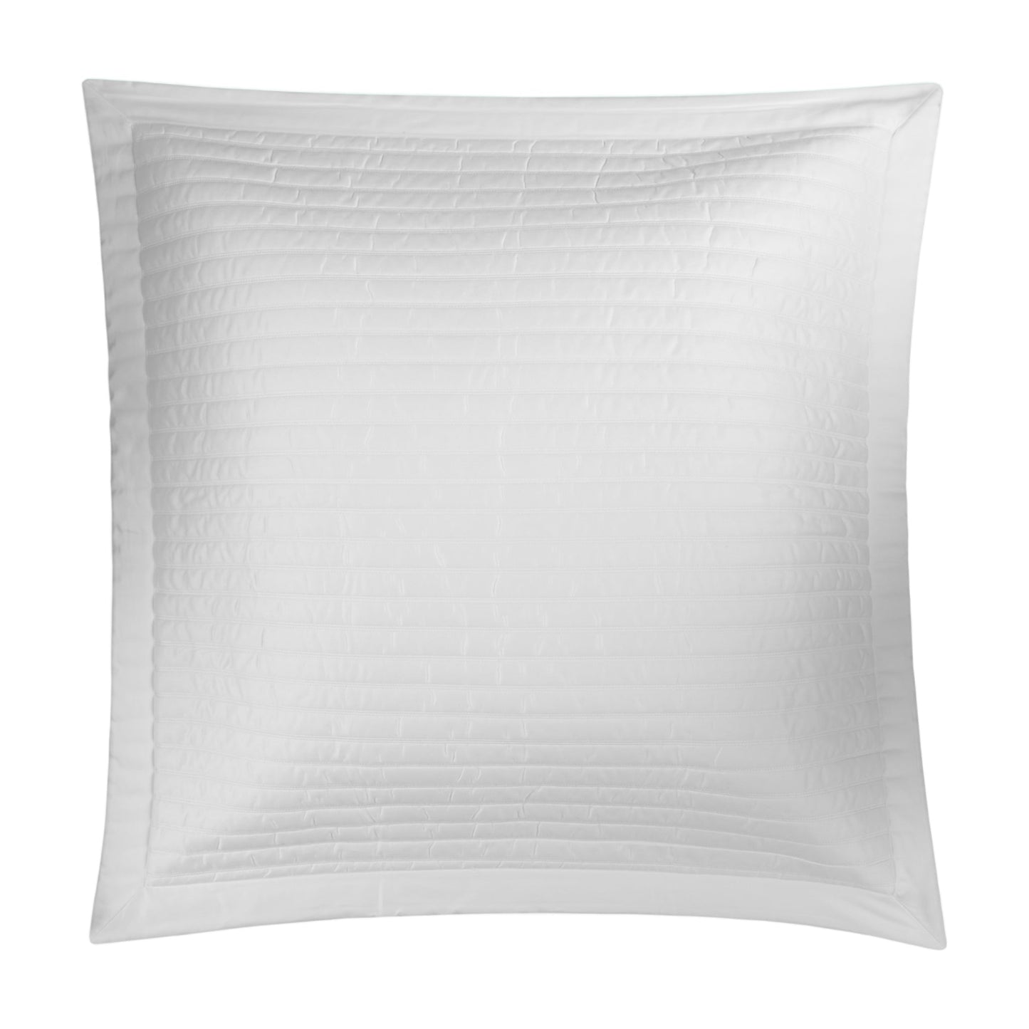 BOVI Monroe Linen Coverlet Euro Sham White Fine Linens