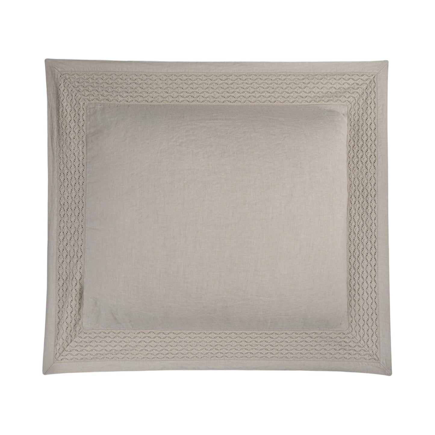 Silo of Flax BOVI Vintage Linen Bedding Euro Sham