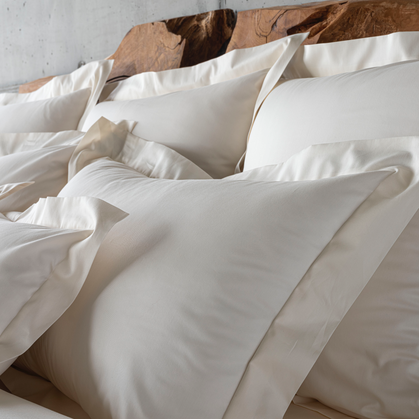 Pillowcases of Celso de Lemos Amanda Collection in Naturel Color