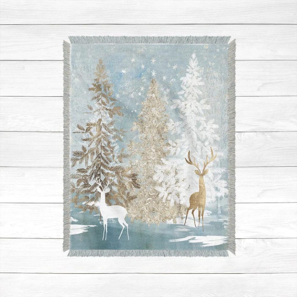 Holiday Wonders Woven Throw Blanket