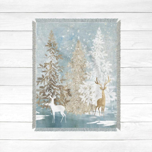 Holiday Wonders Woven Throw Blanket