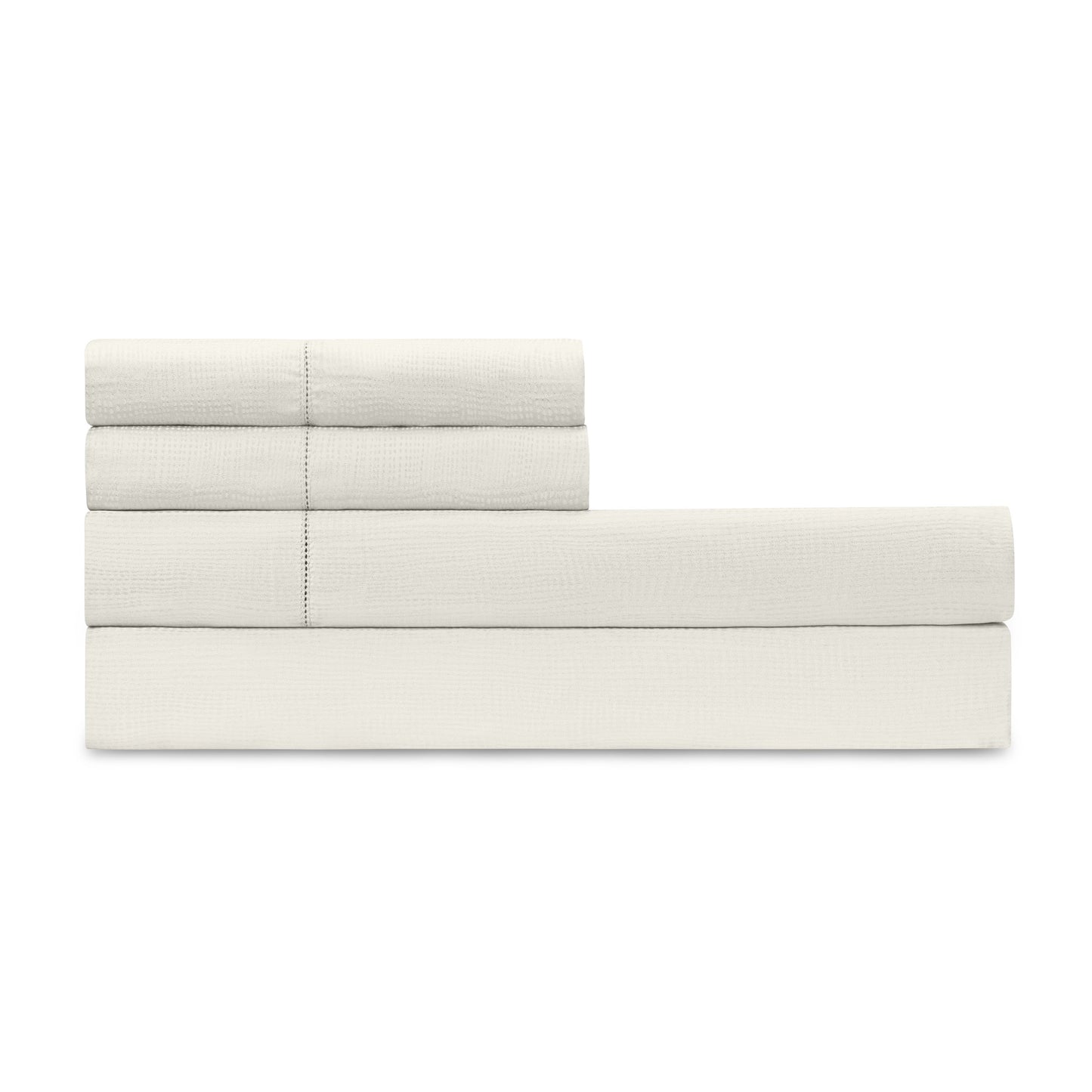 Home Treasures Athens Sheet Set Ivory Dots Fine Linens