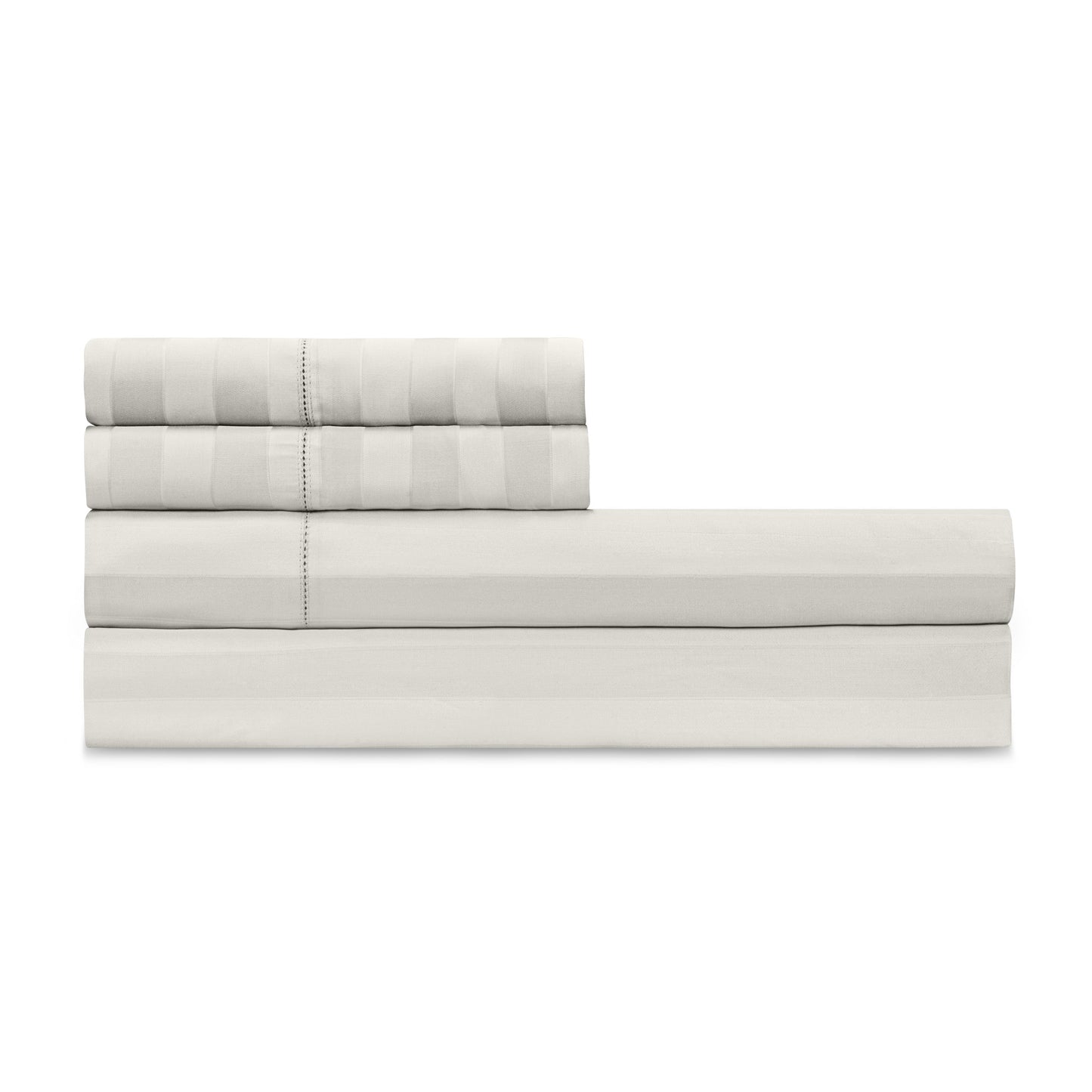 Home Treasures Athens Sheet Set Ivory Stripe Fine Linens