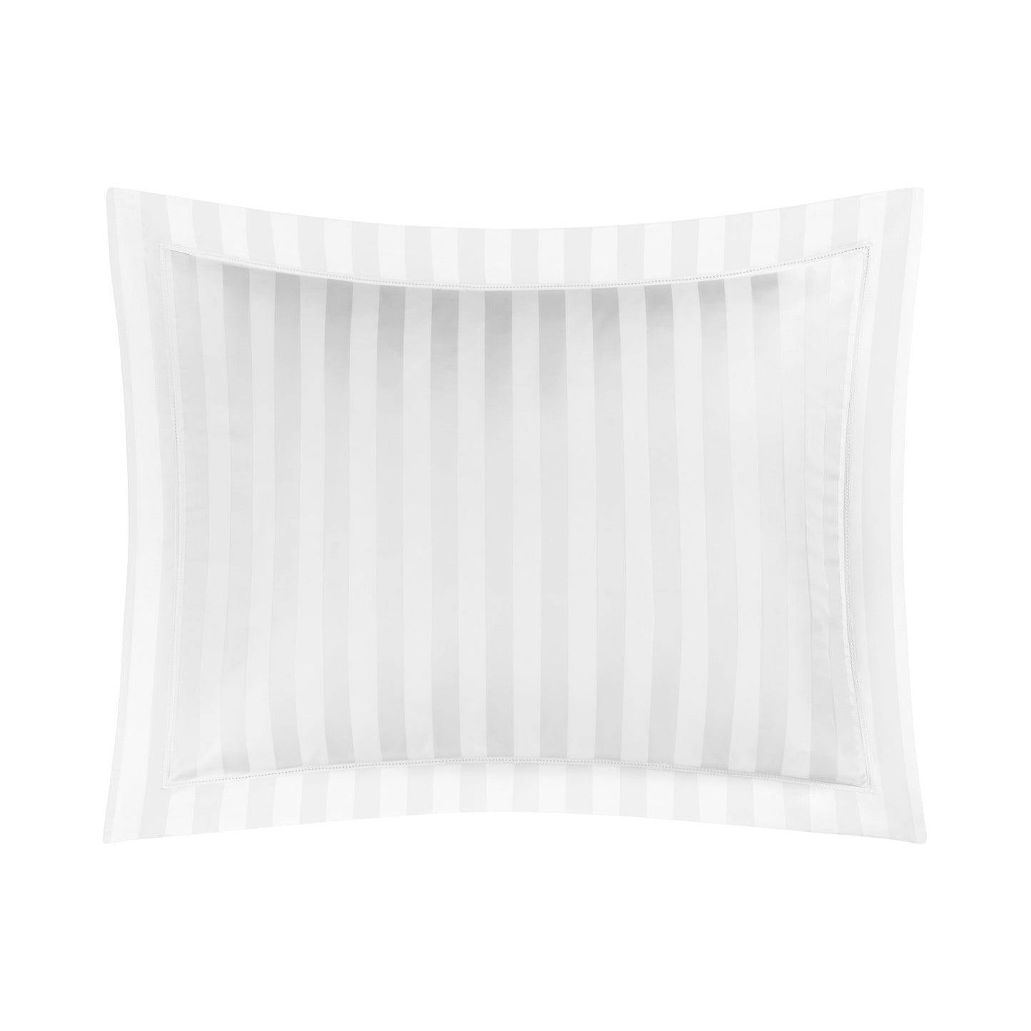Home Treasures Athens Sham White Stripe Fine Linens