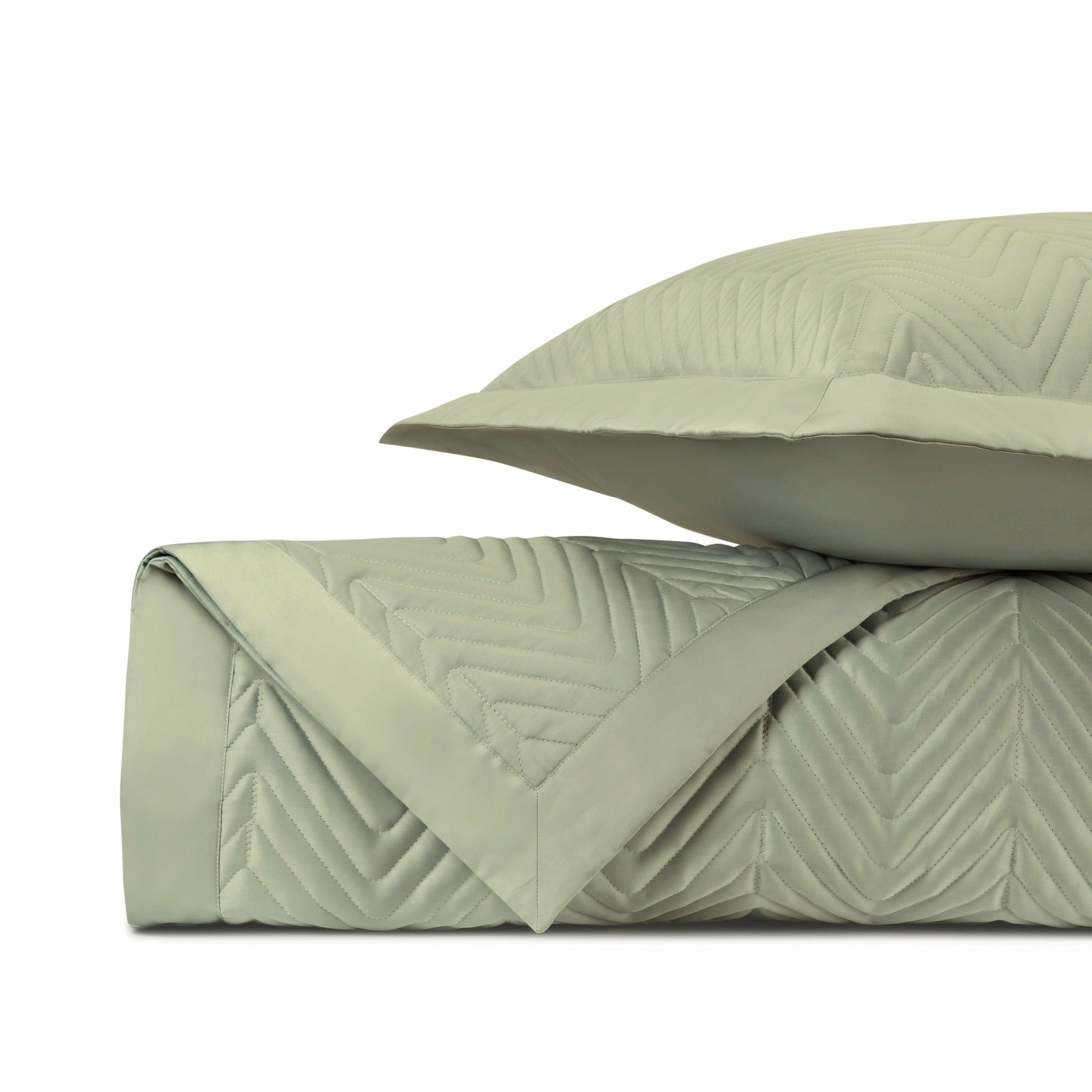 Home Treasures Charleston Quilted Bedding Crystal Green Fine Linens