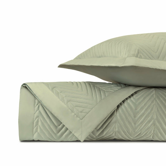 Home Treasures Charleston Quilted Bedding Crystal Green Fine Linens