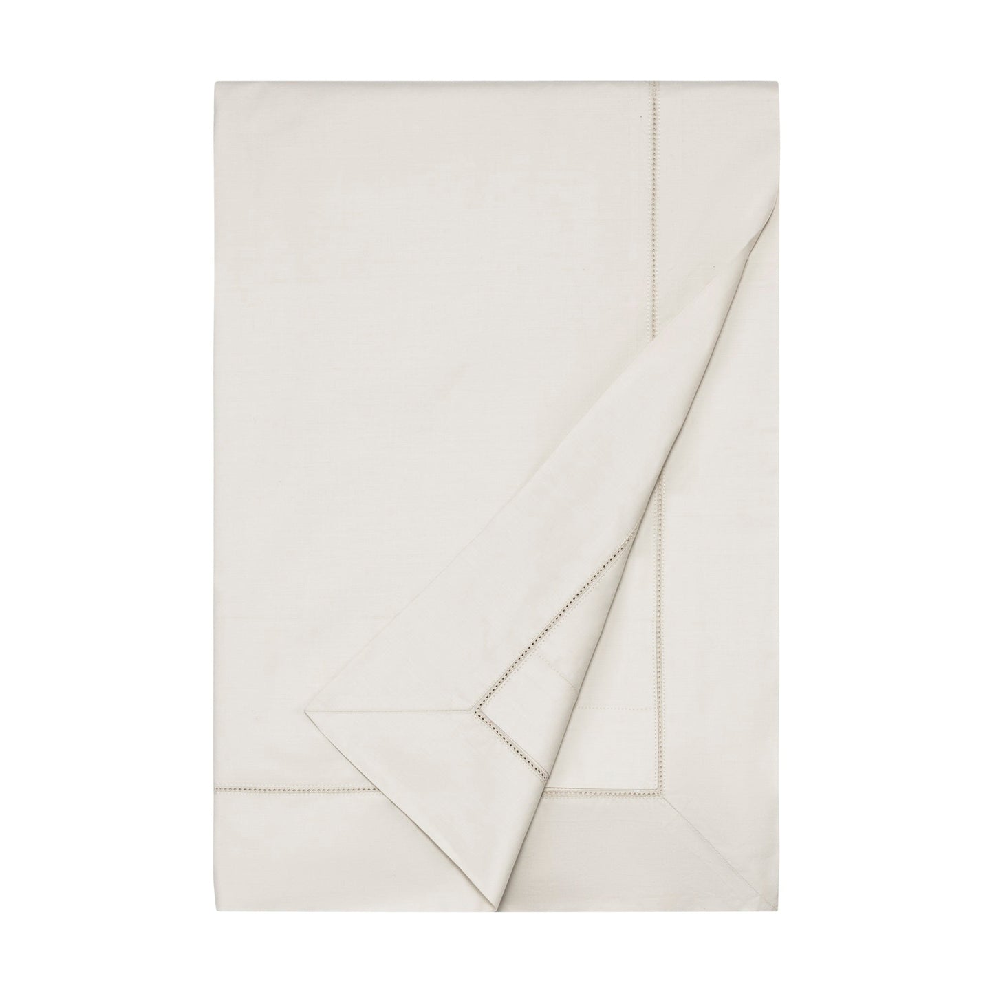 Duvet of Home Treasures Perla Percale Bedding in Oyster Color