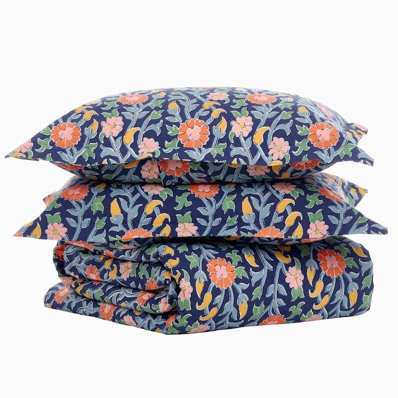 Ashi Duvet Cover - John Robshaw Organic Bedding at Fig Linens and Home