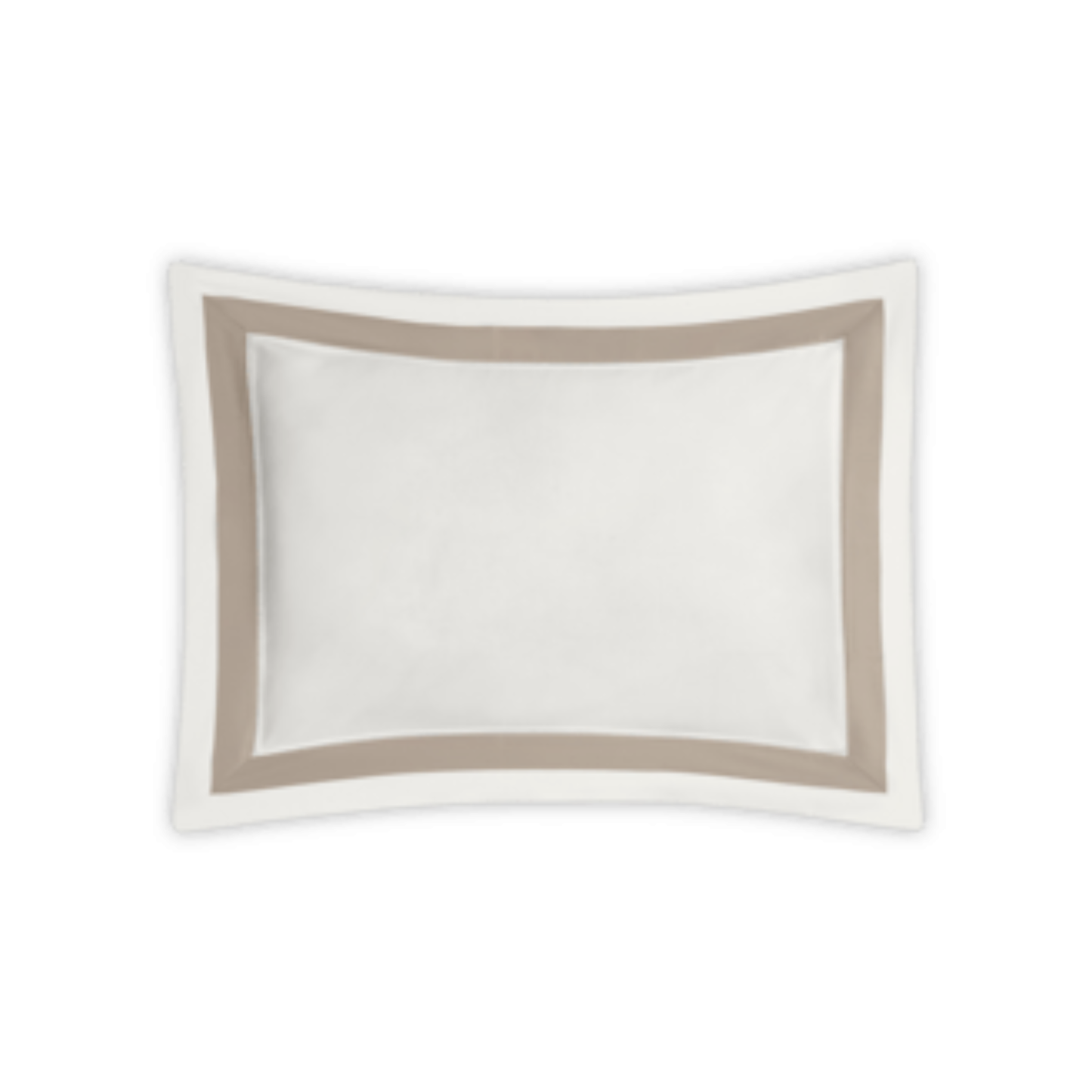 Silo Image of Matouk Ambrose Bedding Boudoir Sham in Bone/Khaki Color