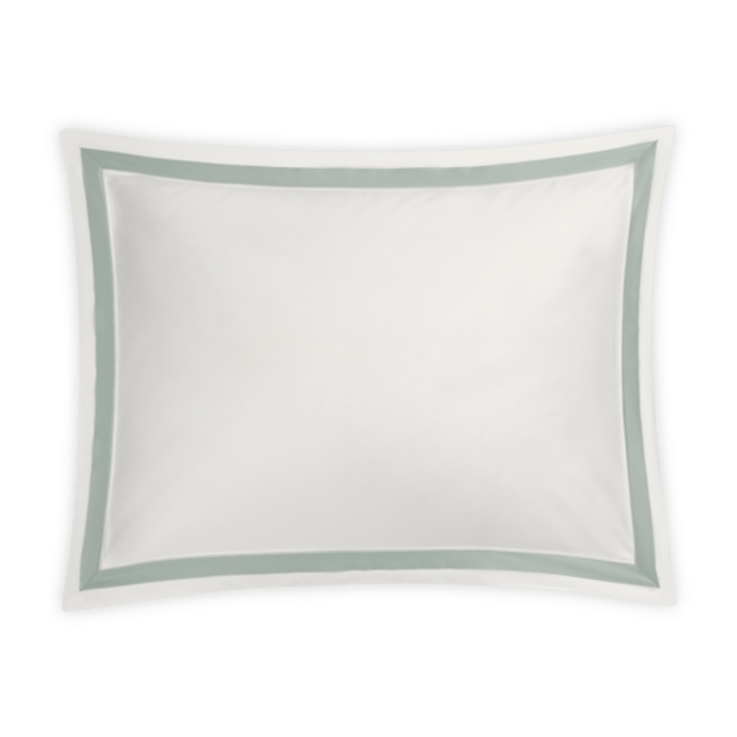 Silo of Matouk Ambrose Bedding Sham Bone/Celadon Fine Linens